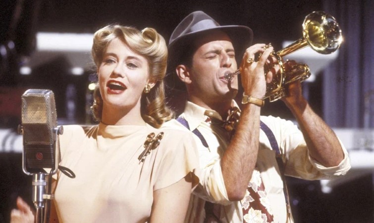 Сибил Шеперд и Брюс Уиллис в сериале